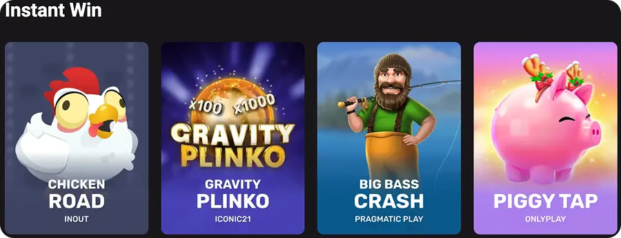 Holly Win Instant win games