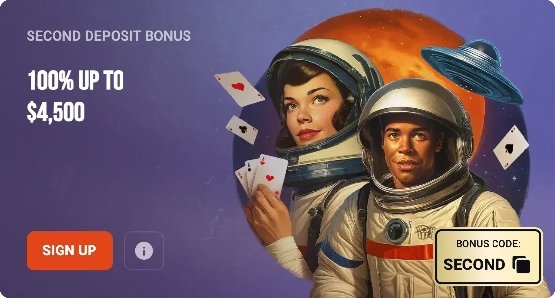 HollyWin bonus for the second deposit with promo code for activation